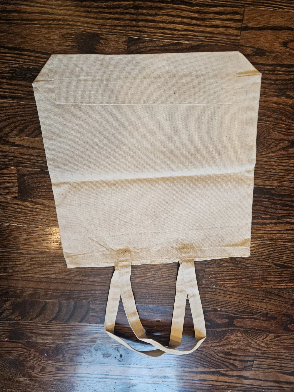 Levi's Beige Batwing Canvas Tote Bag with Red Logo